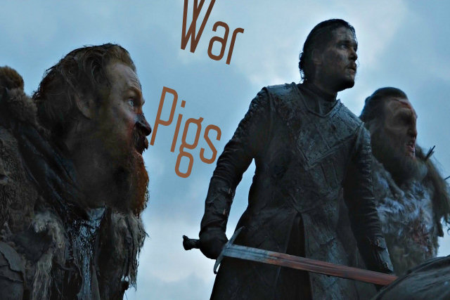Uma montagem de vídeo épica com as cenas de Game of Thrones tendo como fundo musical ?War Pigs? do Black Sabath