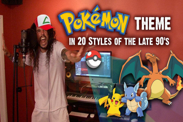 Um cover da música tema de Pokémon em 20 diferentes estilos do final dos anos 90