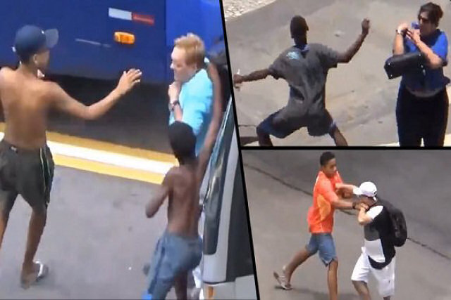 Vídeo de pivetes roubando no Rio se torna viral