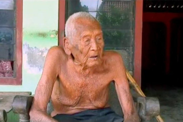 Um indonésio sustenta que nasceu em 1870, há 145 anos