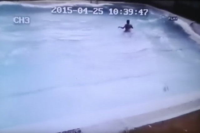 O que acontece se você for flagrado por um terremoto dentro de uma piscina