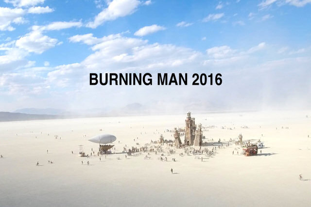 Burning Man 2016 à vista de drone