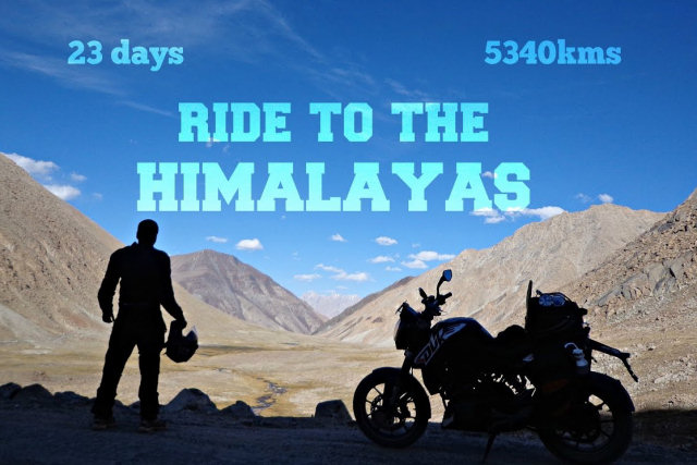 Um surpreedente passeio de moto pelo Himalaia