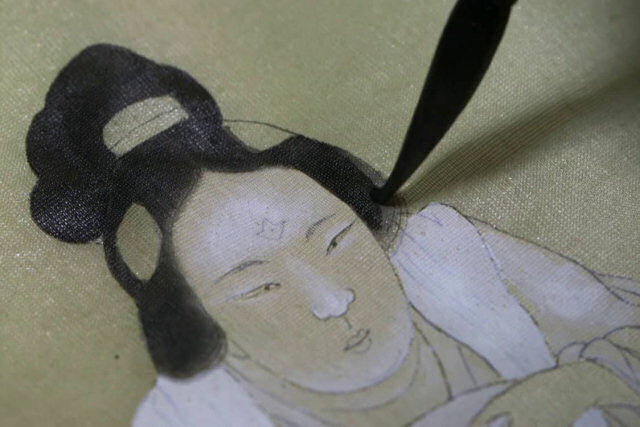 Gongbi, o estilo de pintura mais antigo sem interrupções