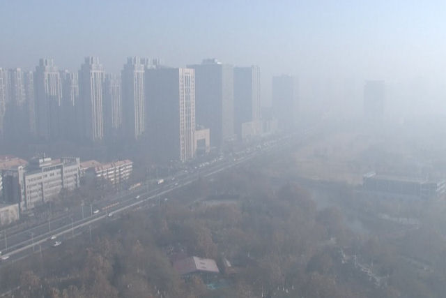 China: um milhão de quilômetros quadrados contaminados com uma gigantesca nuvem de poluição