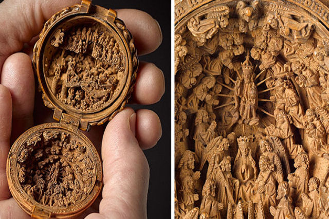 As pequenas esculturas religiosas do sculo XVI que cabem na palma da sua mo