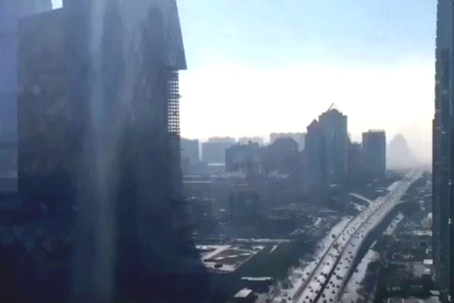 Time-lapse mostra como Pequim é inundada pela poluição em segundos