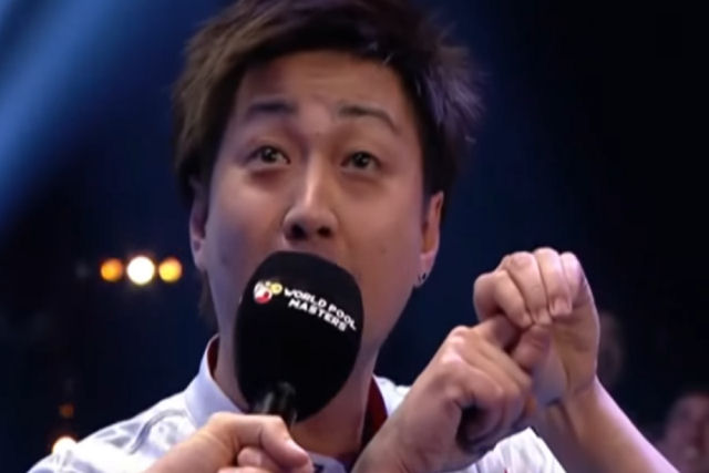 Jogador de bilhar japonês, nada fluente no Inglês, dá a melhor entrevista de sempre