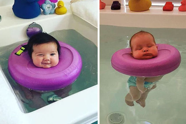As adoráveis fotos de um spa para bebês