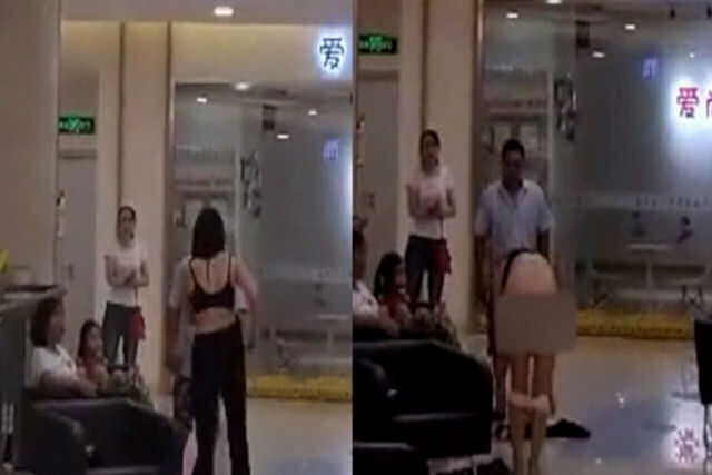 Chinesa fica nua em shopping depois que ex diz que comprou todas as suas roupas