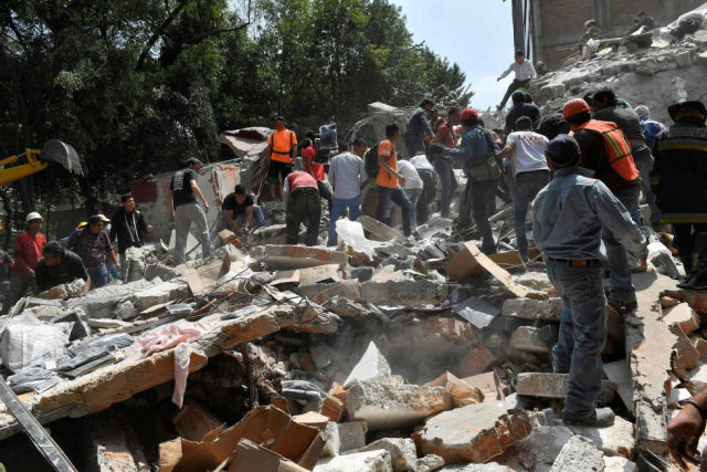 Vídeos aterrorizantes mostram a ira do terremoto de 7,1 no México