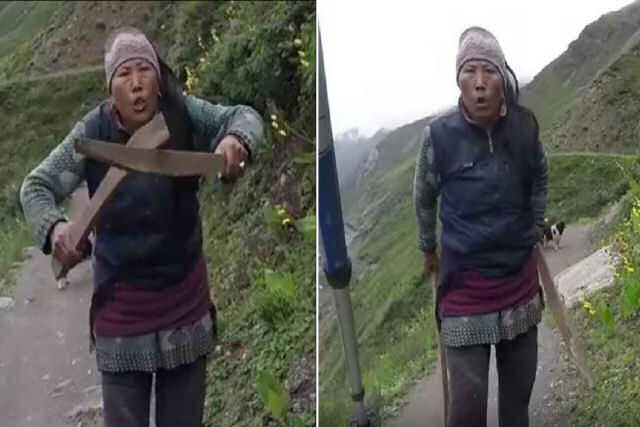 Mulher nepalesa persegue turistas britânicos depois da queixa sobre preço de seu chá