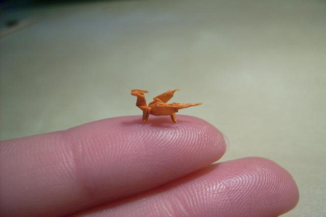 Nano Origami: as micro-criações de papel dobrado