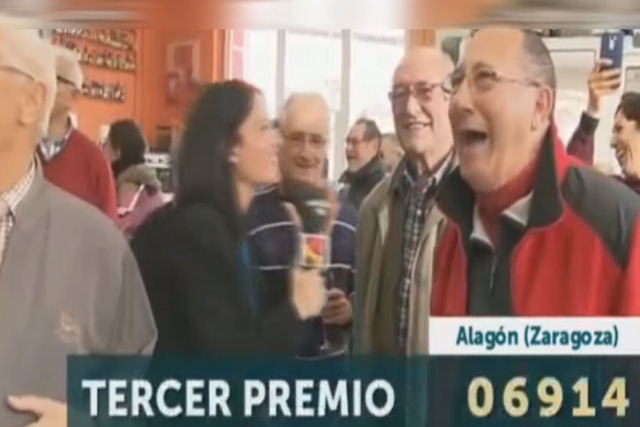 A sinceridade de um idoso espanhol ao ganhar à loteria: «Estava cagando e nem sei se...»
