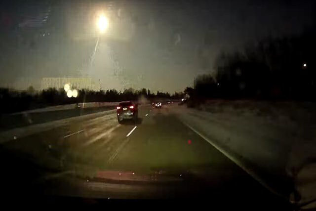 O impacto deste meteorito provocou um leve terremoto em Michigan
