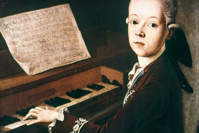 Escute as incrveis peas que Mozart comps quando tinha apenas 5 anos