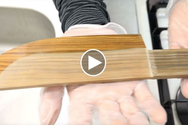 Como fabricar uma bela faca inteiramente de madeira