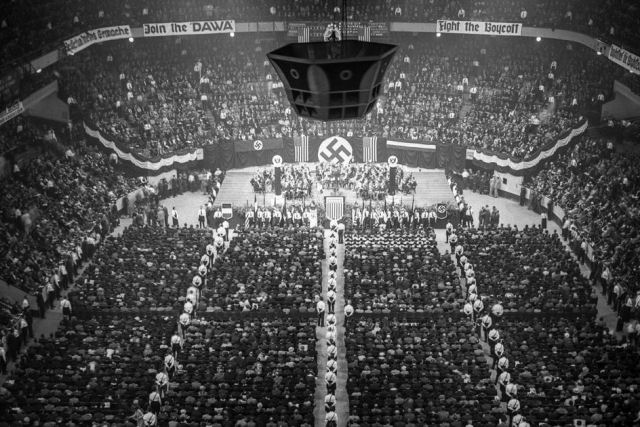 O dia em que os americanos nazistas realizaram manifestaes em massa no Madison Square Garden