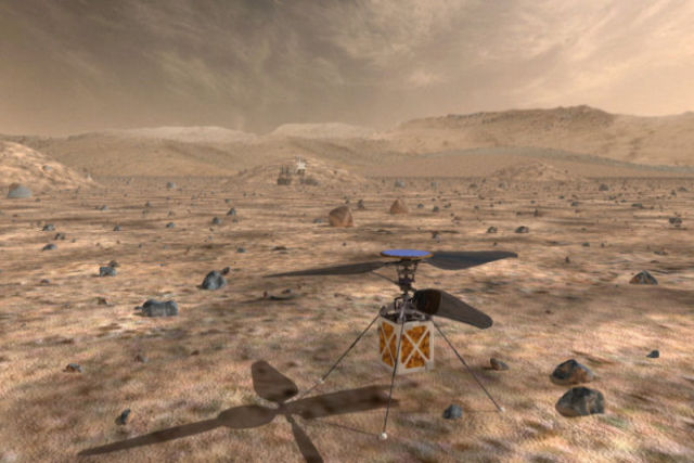 NASA enviar um helicptero a Marte junto a seu novo rover