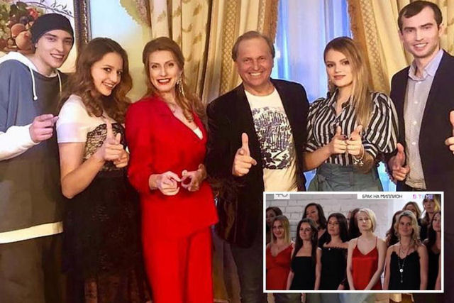 Filhos vo escolher a nova esposa do pai milionrio entre 2.000 candidatas em reality russo 