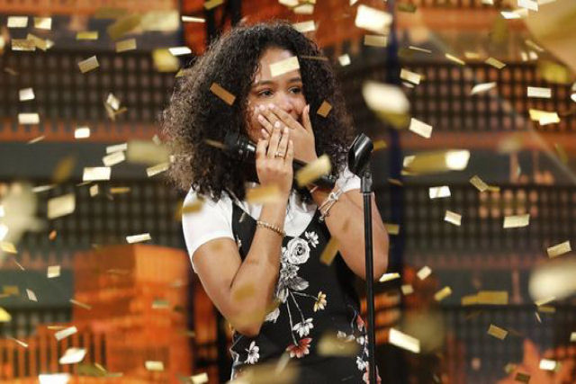 Garota de 15 anos encarnou Aretha Franklin e mereceu um boto dourado no Got Talent