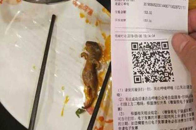 Sopa com rato custa quase 200 milhes de dlares a uma rede chinesa de restaurantes