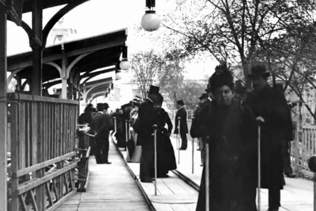 Uma viagem no tempo a Paris de 1896-1900 e outras cidades da poca