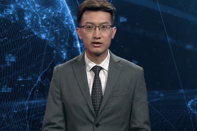 China tem um apresentador de telejornal gerado por computador e... dá medo