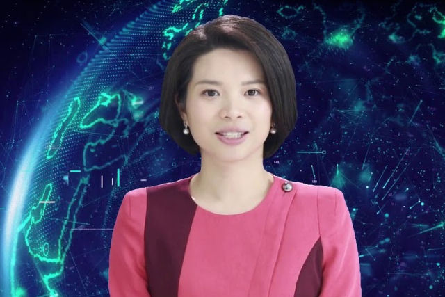 China revela a primeira apresentadora de telejornal gerada por computador, e ela parece estranhamente realista