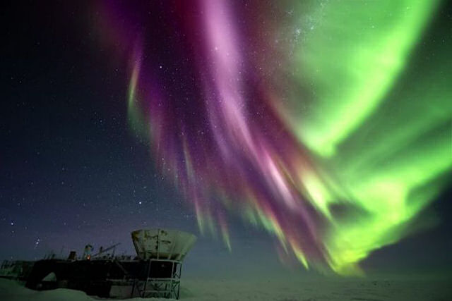 Um time-lapse impressionante de uma Aurora Austral