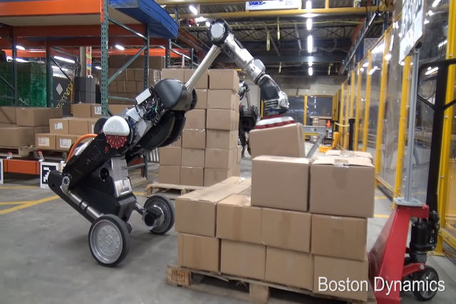 A Boston Dynamics adaptou seu robô para a logística de remessa de armazém