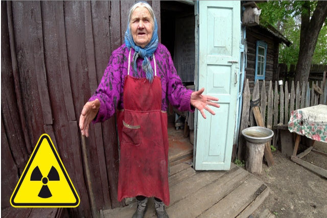 Regressa à área proibida de Chernobyl para levar uma compra à idosa que encontrou vivendo ali