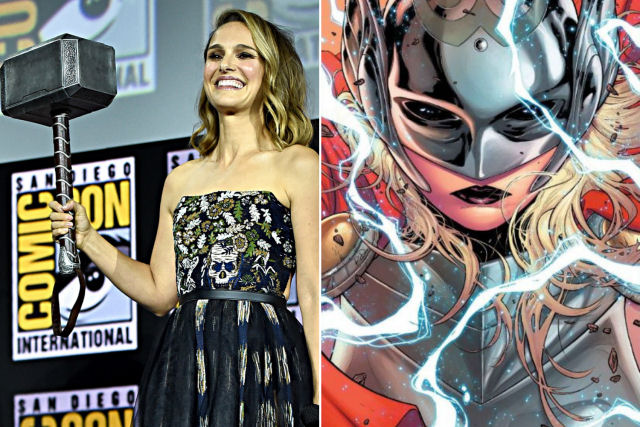 Natalie Portman será a primeira mulher Thor no próximo filme da Marvel