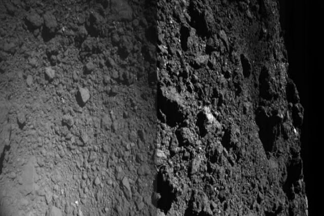 Assim foi a espetacular segunda aproximao da sonda Hayabusa2 sobre o asteroide Ryugu