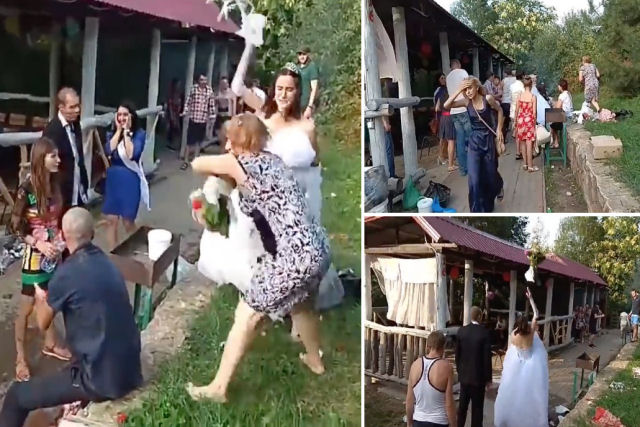 Este  o melhor e mais zoado casamento russo que voc vai ver hoje