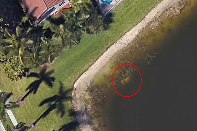 O Google Earth revelou os restos de um homem desaparecido faz 22 anos em um lago da Flrida