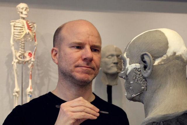 Arquelogo escultor mostra como era o rosto de alguns ancestrais de uma forma indita at hoje