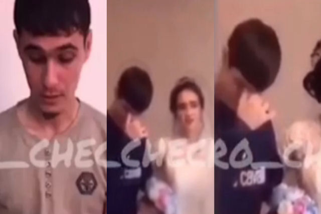 Jovem checheno  forado a pedir desculpas pblicas por chorar no casamento da irm
