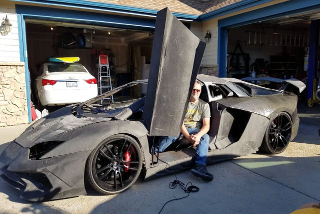 Pai e filho americanos imprimiram uma Lamborghini Aventador em 3D