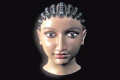 O rosto de Cleópatra em 3D