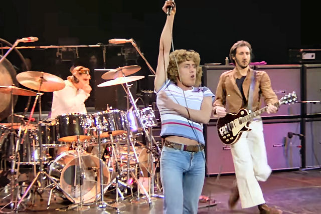 Imagens remasterizadas de The Who tocando 'Baba O'Riley' em maio de 1978