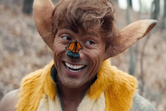 Programa humorstico apresenta The Rock em um live action de Bambi da Disney