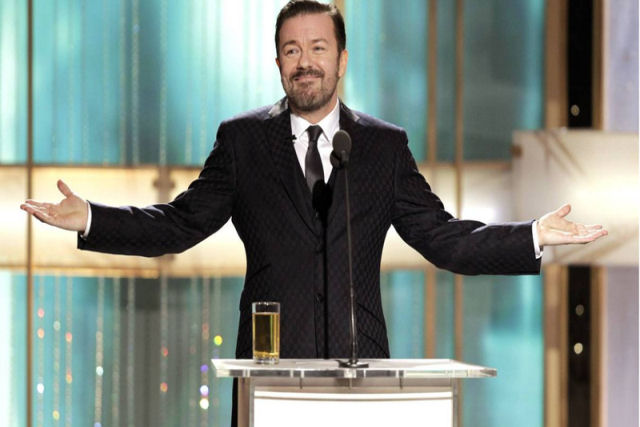 O cido monlogo de Ricky Gervais no Glodo de Ouro 2020 deixou muita celebridade incomodada