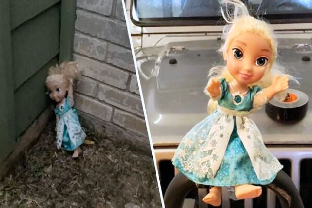 Americana afirma que boneca Elsa 'assombrada' continua voltando para casa depois de ser jogada fora