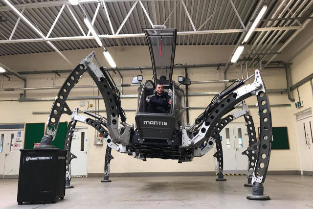O incrvel 'Mantis' estabelece recorde mundial para o maior rob hexpode