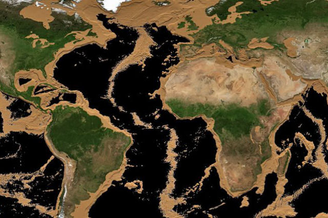 Incrvel simulao da NASA revela como seria a Terra se os oceanos secassem