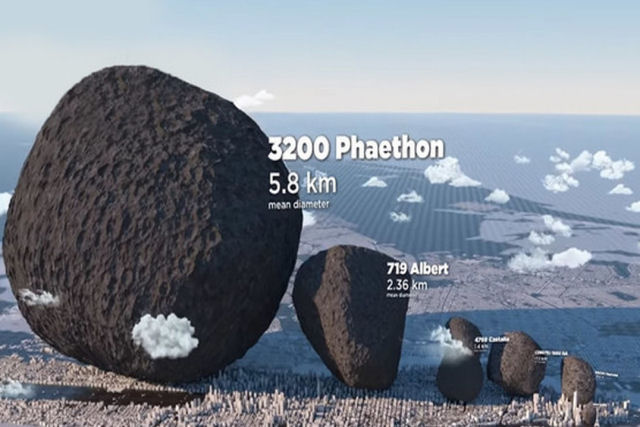 Vdeo que compara o tamanho de asteroides far voc desejar que nenhum passe perto da Terra