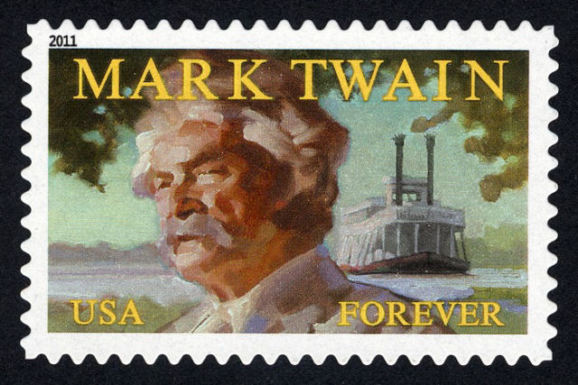 Mark Twain odiava basicamente tudo o que tinha a ver com os correios