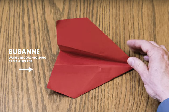 Aprenda o passo a passo sobre como fazer o aviozinho de papel que quebrou recordes mundiais
