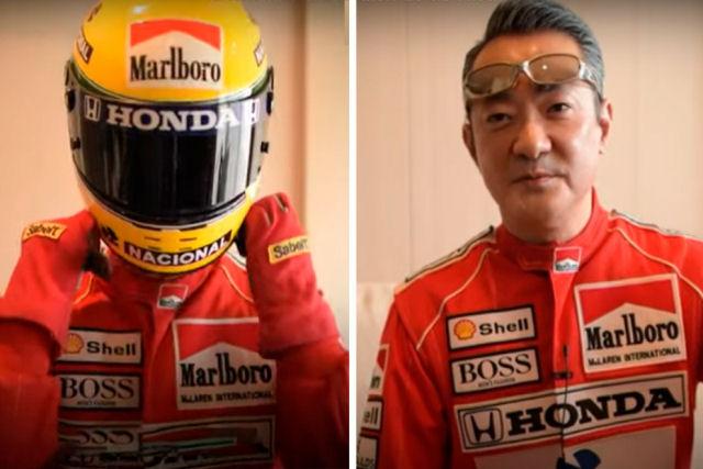 Fã japonês de Ayrton Senna constrói em sua casa um simulador de Fórmula 1